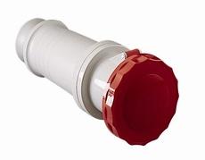 Koppelkontaktstop CEE 4P/125A IP67 - 6h - rood